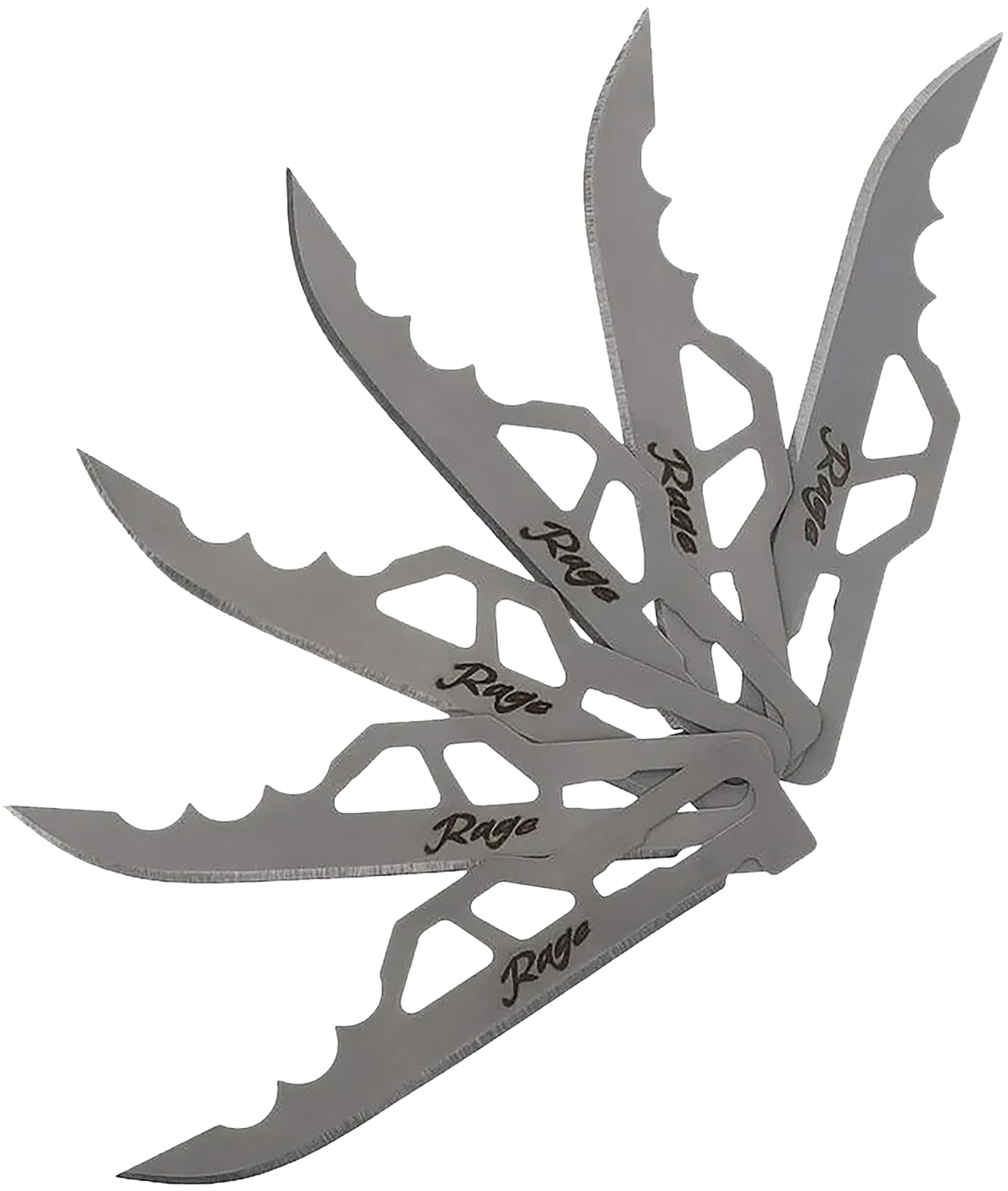 Schrade Enrage Replacement Blades 2.6" 420A Stainless Steel Satin - 7 Pack
