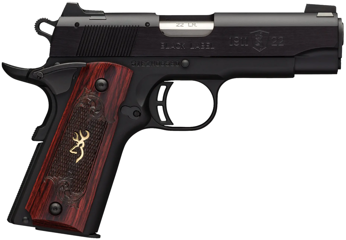Browning 1911-22 Black Label Medallion Compact .22 LR 3.63" 10+1 Semi-Auto Pistol