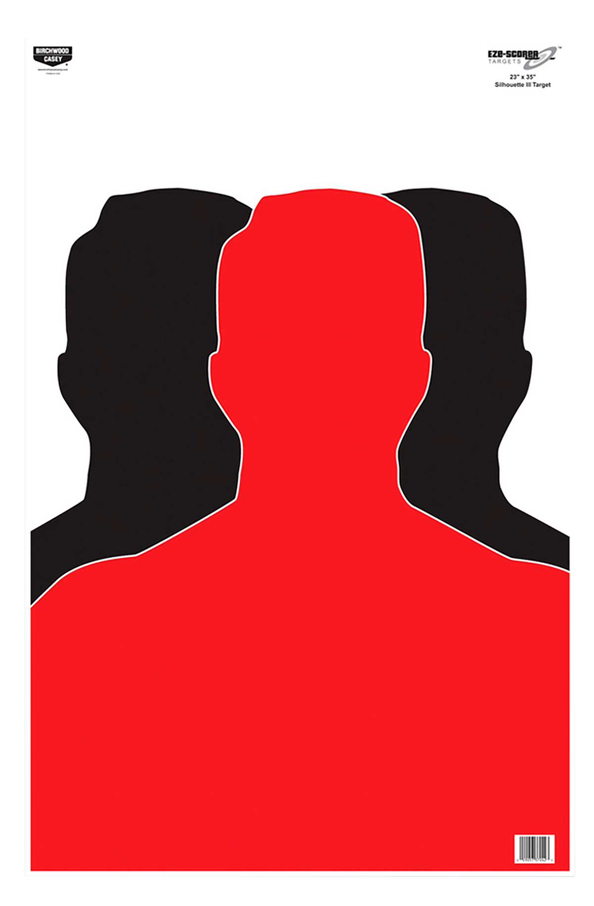 Birchwood Casey EZE-Scorer Silhouette III Hanging Paper Target 23 x 35 100 Per Pkg
