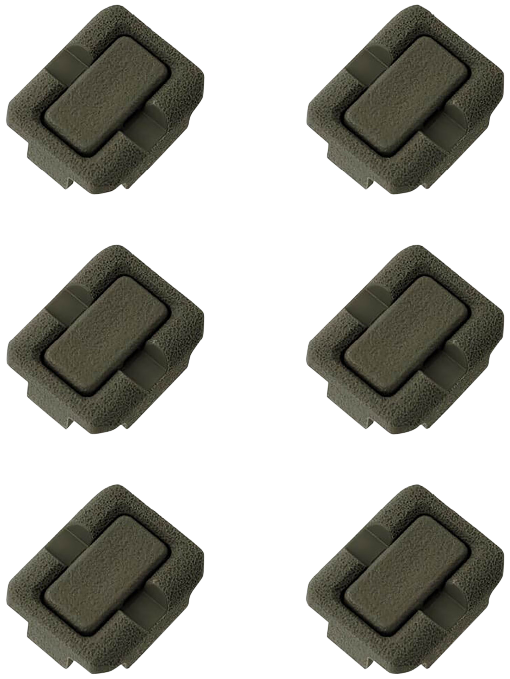 Magpul Industries WCK M-LOK Wire Control Kit - OD Green Polymer - 6-Piece