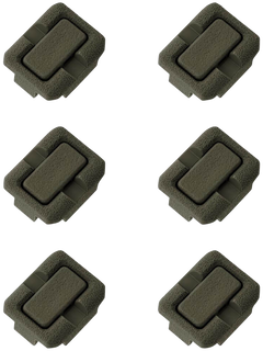 Magpul Industries WCK M-LOK Wire Control Kit - OD Green Polymer - 6-Piece