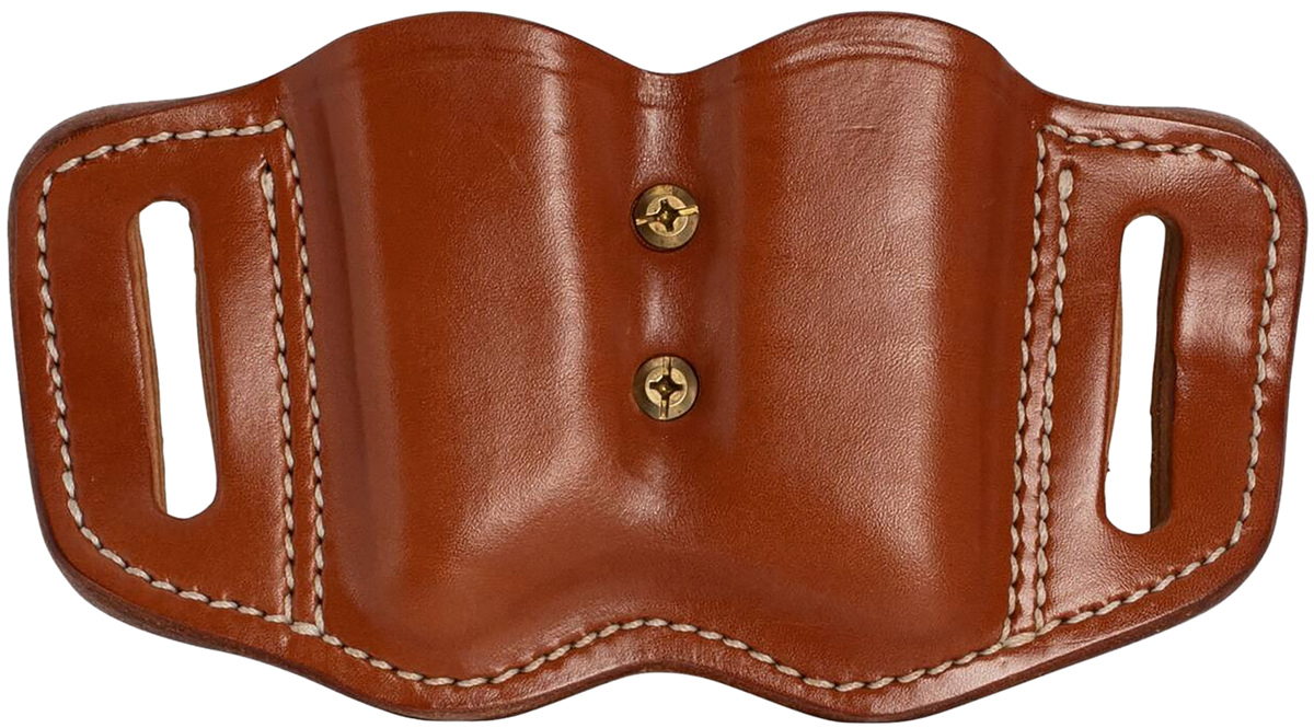 1791 Gunleather MAG2.1 Double Mag Holster Single Stack Belt Slide 1.50" Classic Brown Leather
