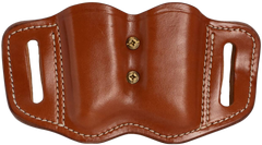 1791 Gunleather MAG2.1 Double Mag Holster Single Stack Belt Slide 1.50" Classic Brown Leather