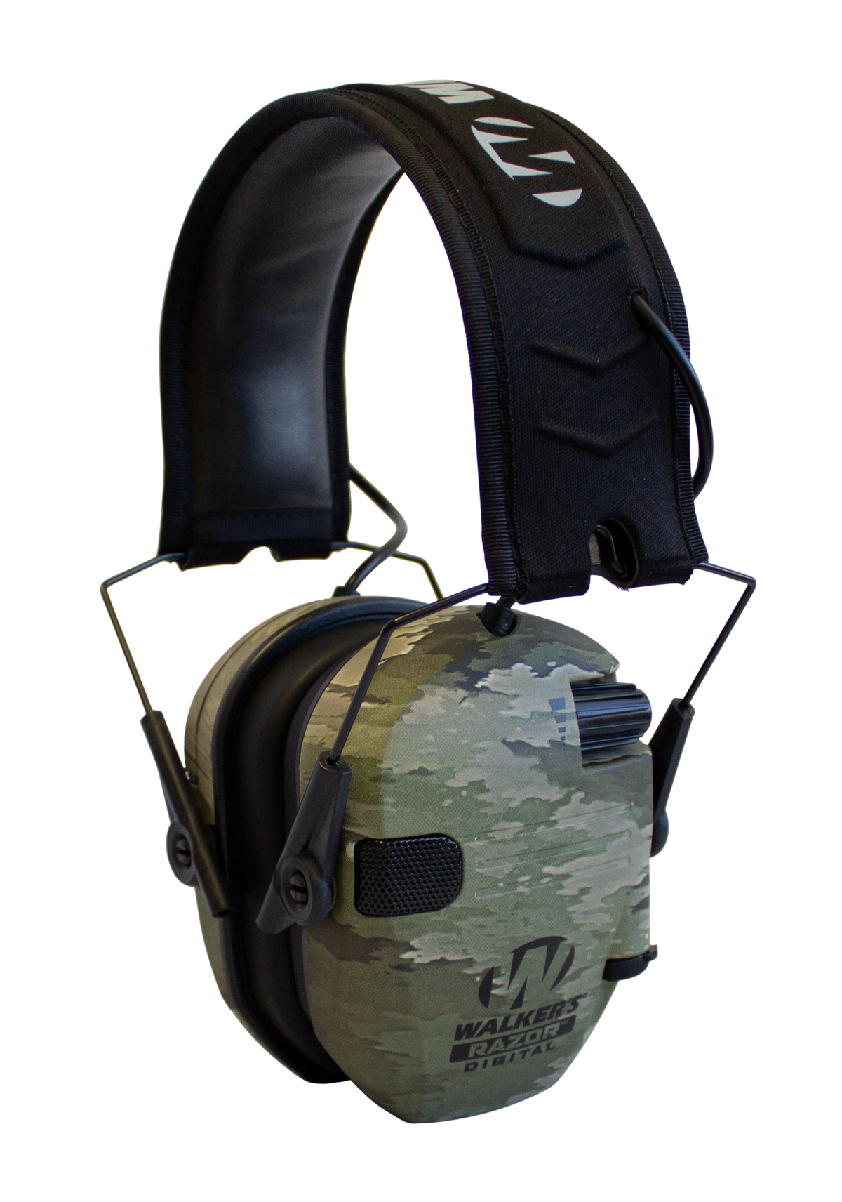 Walkers Game Ear Razor PRO Digital Electronic Muff 23 dB Over the Head ATACS-IX Camo/Black Polymer