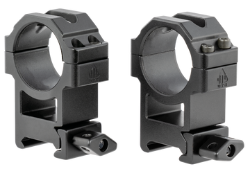 UTG RG2W3224 Max Strength 30mm High QD Scope Rings - Black Anodized