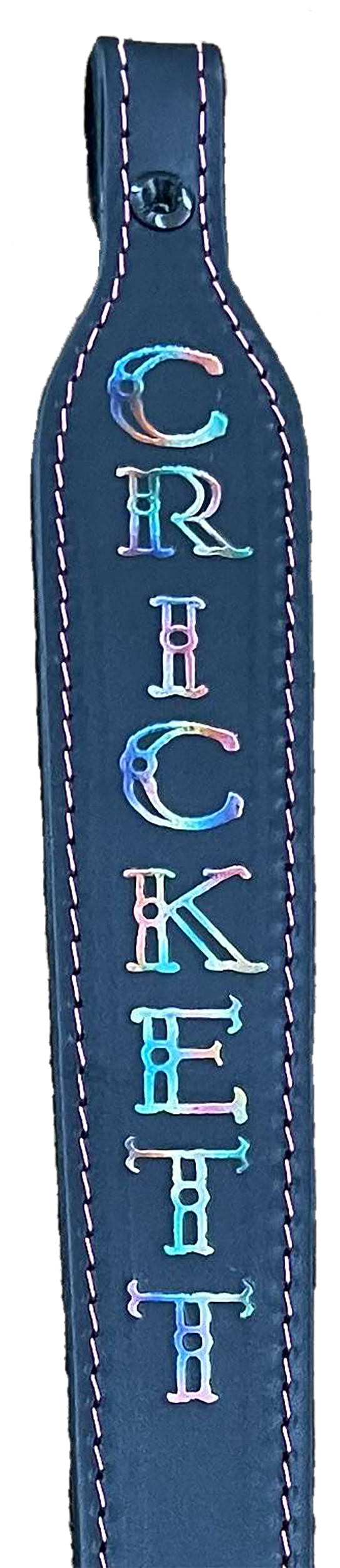 Crickett KSA802 Rifle Sling 23" Black Leather w/ Pink Stitching
