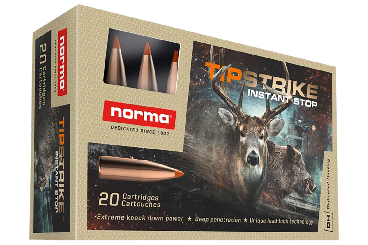 Norma Ammunition Tipstrike Dedicated Hunting .280 Rem 160gr Polymer Tip - Box or Case