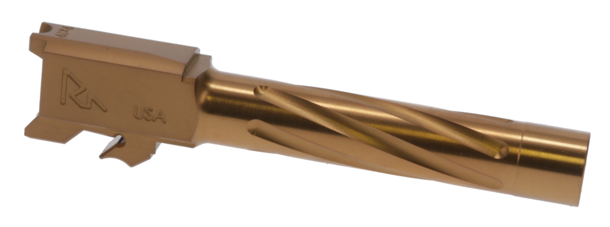 Rival Arms Precision V1 Match Grade 9mm Luger 4.25" Bronze PVD Barrel - Fits S&W M&P