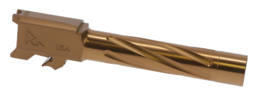 Rival Arms Precision V1 Match Grade 9mm Luger 4.25" Bronze PVD Barrel - Fits S&W M&P