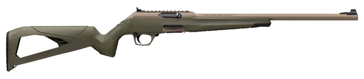 Winchester Wildcat SR 22 LR 16.5" 10+1 Semi-Auto Rifle - OD Green / Flat Dark Earth