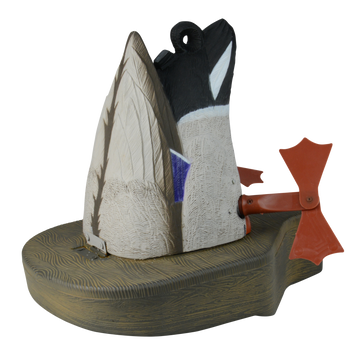 Higdon Decoys XS Crazy Kicker Mallard Drake Black/Gray Motion Decoy 12V Li-ion w/Timer