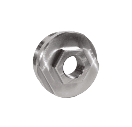 Fletcher Rifle Works ST-TI-TA Titanium 1/2x28 HUB Direct Thread Adapter