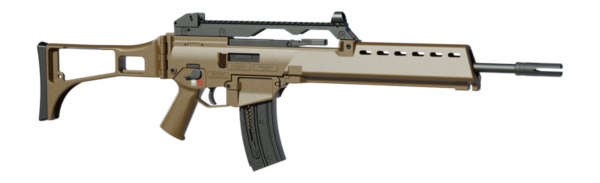 HK G36 22 LR 18.13" 20+1 Semi-Auto Rifle - Flat Dark Earth
