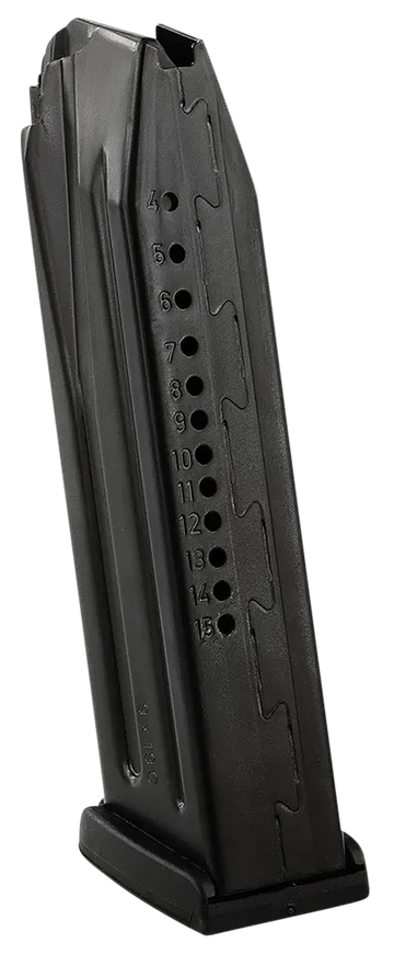 HK VP9/P30 9mm Luger 15-Rd Black Steel Detachable Magazine
