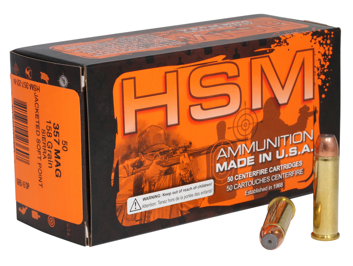 HSM Pro Pistol 41 Rem Mag 210gr Jacketed Hollow Cavity 20 Rd - Box or Case