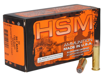 HSM Pro Pistol 41 Rem Mag 210gr Jacketed Hollow Cavity 20 Rd - Box or Case