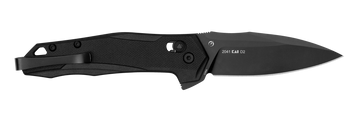 Kershaw Monitor 2041 3" D2 Spear Point Plain Black Oxide Folding Knife - Black GFN