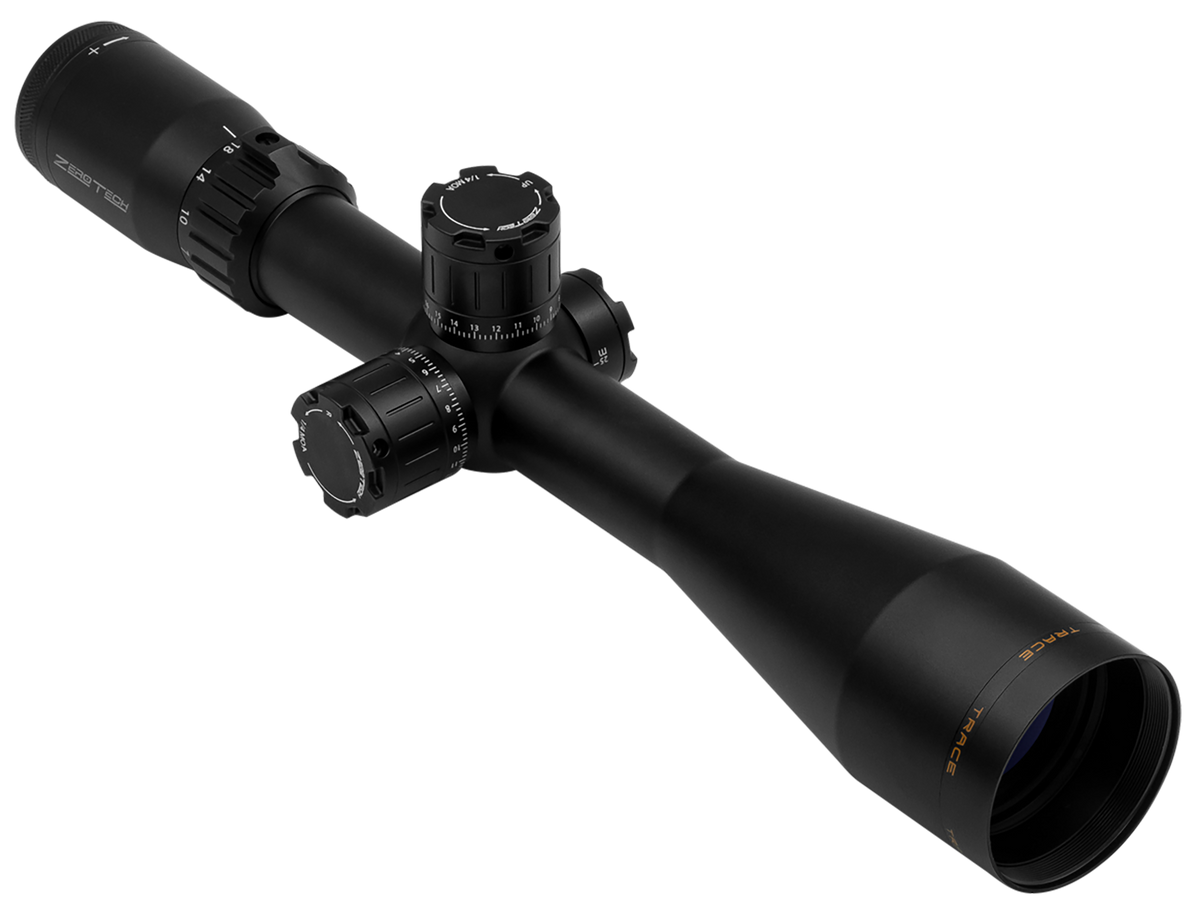 Zero Tech Optics Trace Advanced 4.5-27x50mm Rifle Scope 30mm Tube RMG Reticle