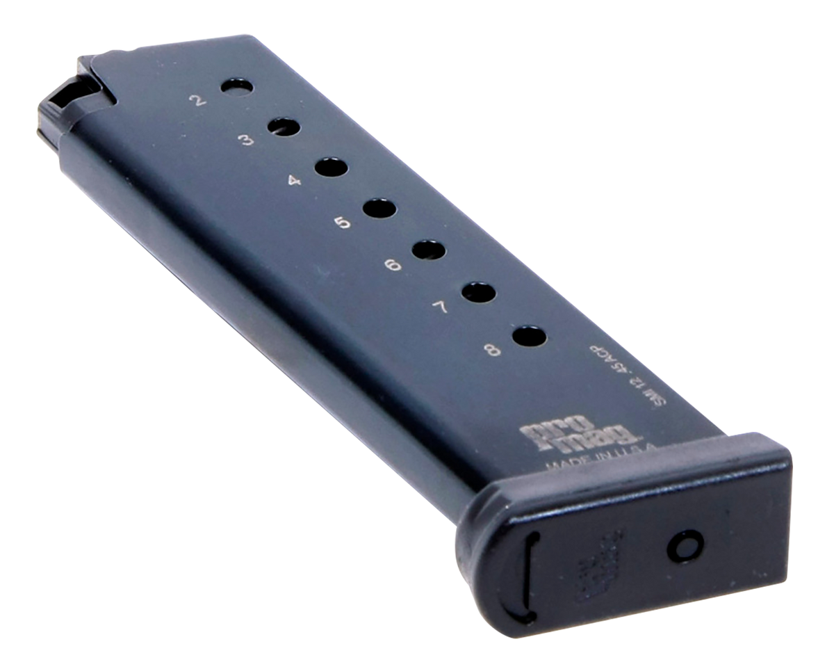 ProMag SMI12 .45 ACP 8-Rd Blued Steel Pistol Magazine for S&W 645/4506/4566/4586
