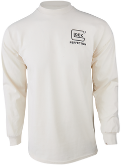 Glock Born In Austria Long Sleeve T-Shirt Tan 3XL