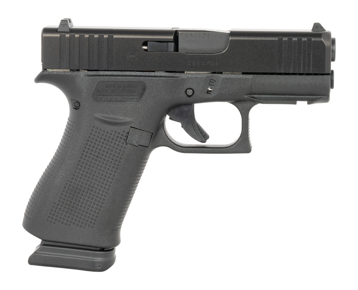 Glock G43X 9mm Luger 3.41" 15+1 Semi-Auto Pistol - Optic Cut Slide