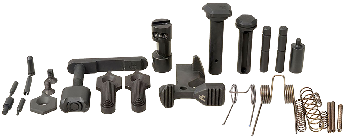 Strike Industries Enhanced AR-10 Lower Parts Kit - 6061-T6 Aluminum, Black