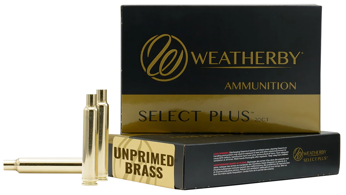 Weatherby BRASS270 Unprimed Brass Cases .270 Wthby Mag 20/Box