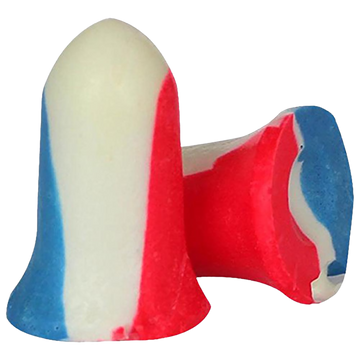 Howard Leight USA Shooters 33 dB Foam Earplugs In The Ear Red/White/Blue - 10 Pair
