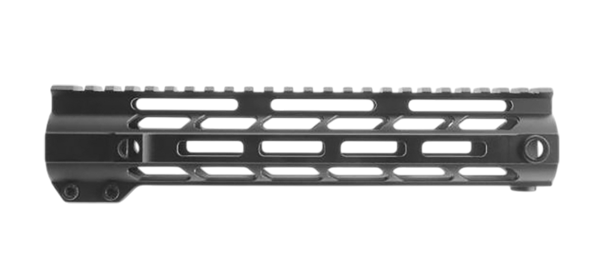 TacFire HG2710 10" M-LOK Free-Float Handguard Black Hardcoat Anodized Aluminum for AR-15