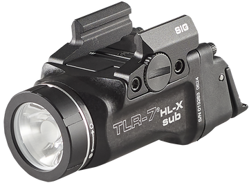 Streamlight TLR-7 HL-X SUB USB 1000 Lumens Rechargeable Pistol Light - Sig P365/XL