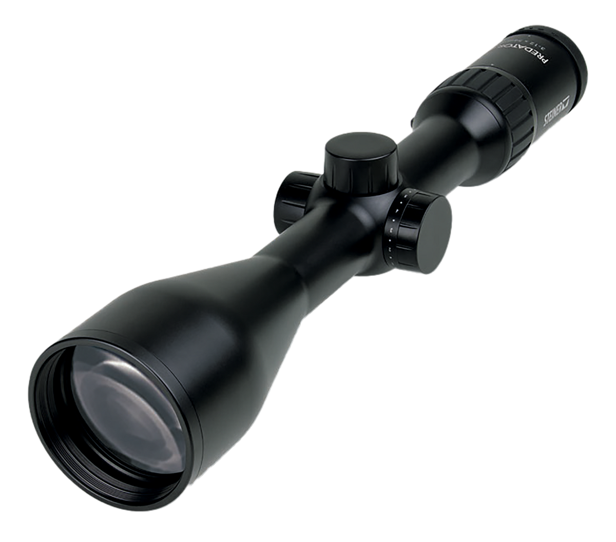 Steiner Predator 4 3-12x56mm 30mm Tube Illuminated E3 Ballistic Reticle Riflescope - Matte Black