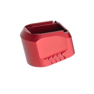 Tyrant CNC Magazine Extension Fits S&W M&P 9/40 Full-Size 5-Rd Red Aluminum