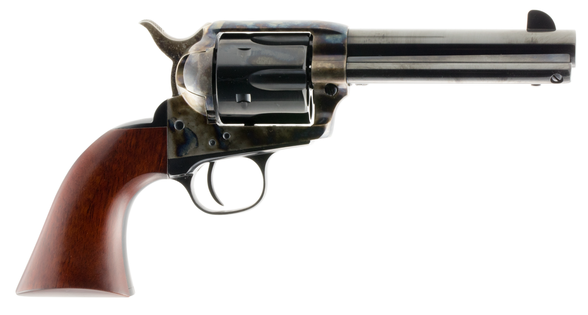 Taylor's & Company 1873 Cattleman 45 Colt (LC) 5.5" 6-Rd SAO Revolver - Color Case Hardened