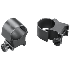 Weaver Mounts 49044 Detachable Top Mount Rings 1" Extra High Matte Black - Quick Detach