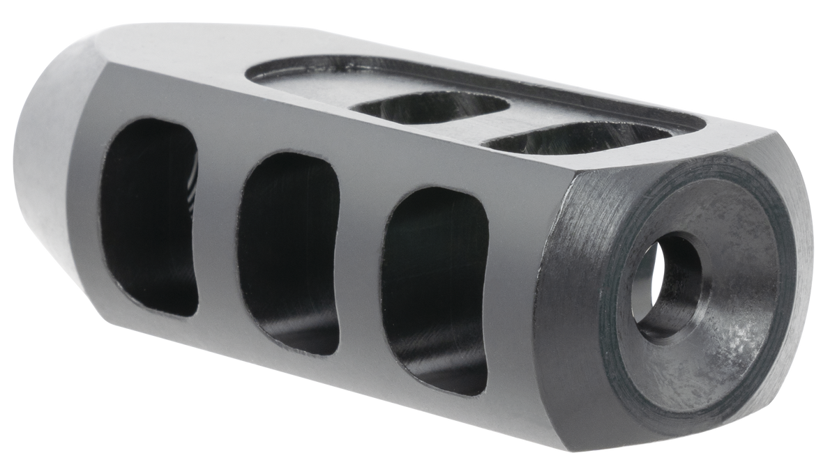 TacFire Tanker Muzzle Brake 5.56x45mm NATO 1/2x28 Black Oxide Steel