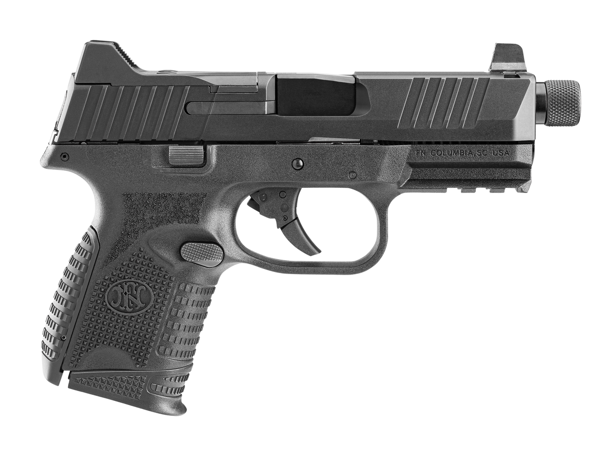 FN 509 Compact Tactical 9mm Luger 4.32" 12+1/24+1 Semi-Auto Pistol w/Optic