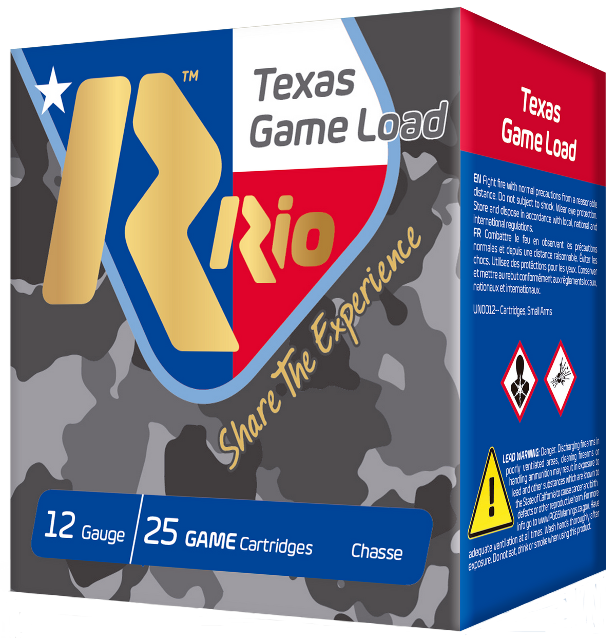Rio Ammunition Top Game Texas Game Load 12 Gauge 2.75" 1 1/4 oz #8 Shot 25 Rd - Box or Case