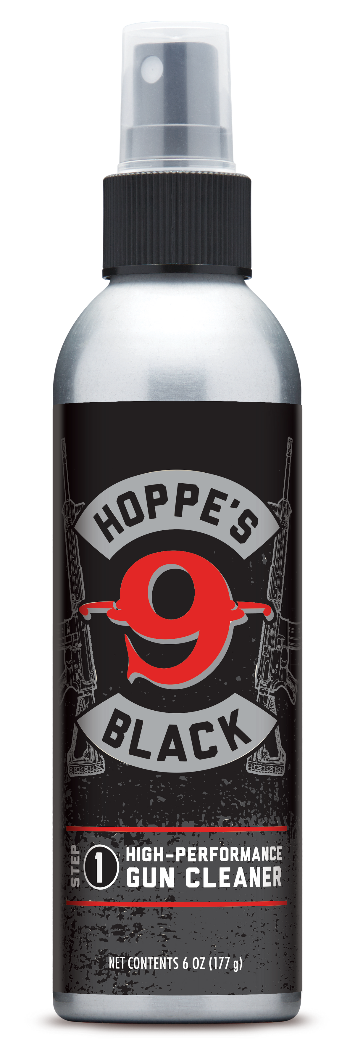 Hoppes HBC6 Black Gun Cleaner 6 oz Pump Bottle