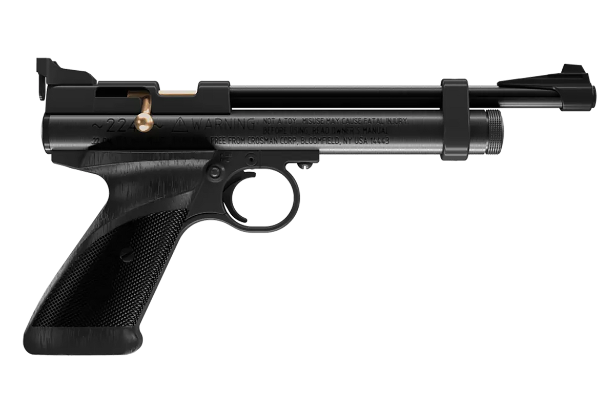 Daisy 2240 .22 Cal CO2 1-Shot Bolt Action Air Pistol - Black Polymer