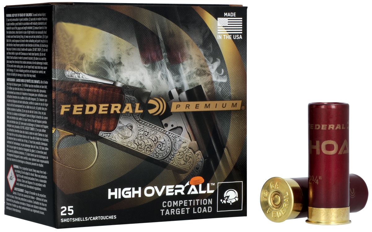 Federal HOA410H85 Premium High Over All 410Gauge 2.50" 1/2oz 8.5Shot 25 Per Box/10 Case