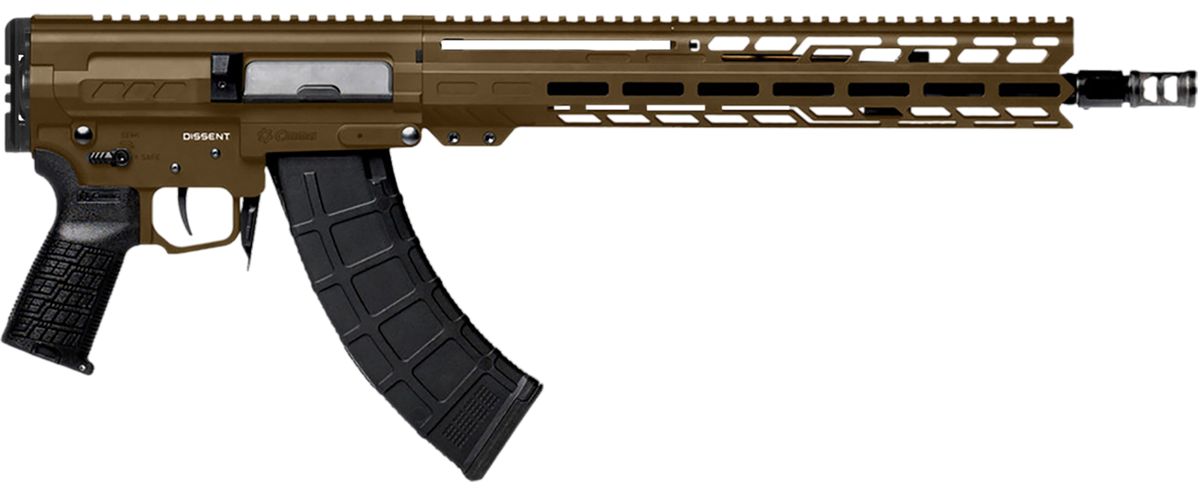 CMMG Dissent MK47 7.62x39mm 14.3" 30+1 Semi-Auto Rifle - Midnight Bronze