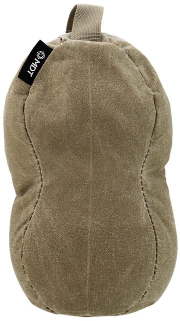 MDT Sporting Goods Peanut Shooting Bag Prefilled Waxed Army Duck Canvas 8-9 lbs - Grulla