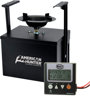 American Hunter 20558 Heavy Duty Spin Feeder Kit 6V/12V Digital Timer 8 Programs