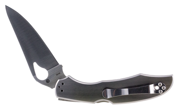 Spyderco Byrd Cara Cara 2 3.75" 8Cr13MoV Spear Point Plain SS Handle Folding Knife