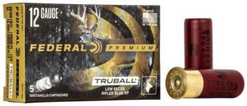 Federal Premium Vital-Shok TruBall 12 Gauge 2.75" 1oz Rifled Slug 1300 fps 5 Rd - Box or Case