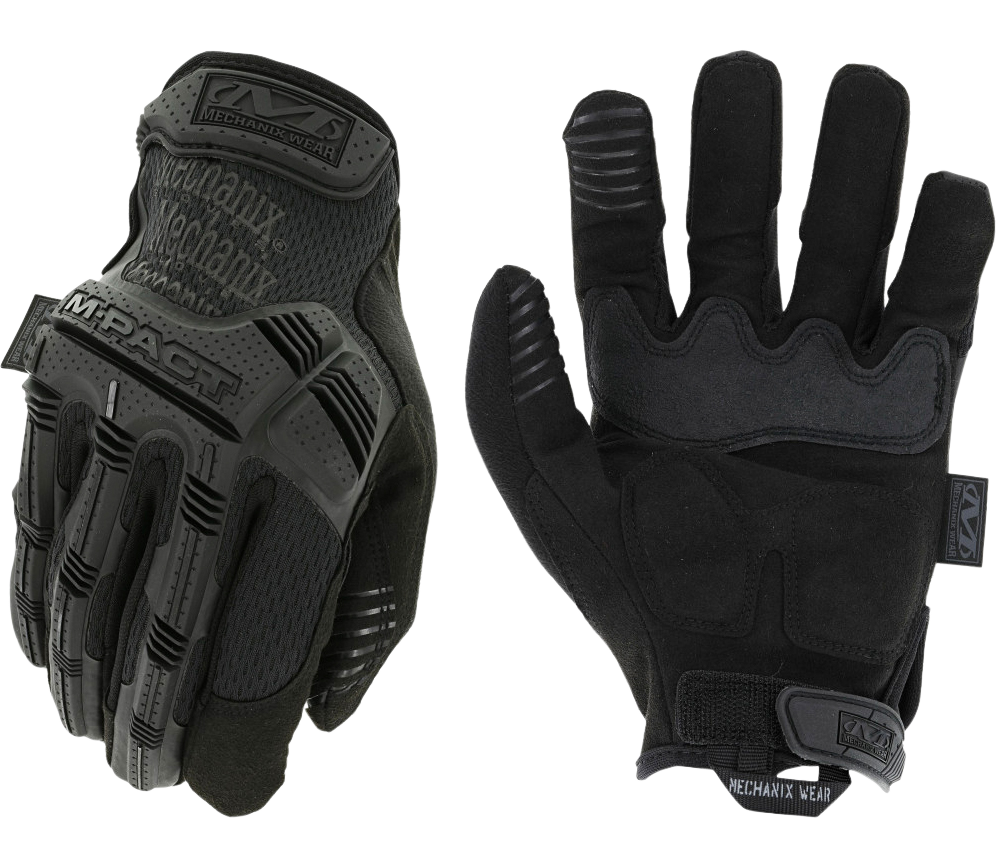 Mechanix Wear M-Pact Covert Large Black Synthetic Leather Tactical Impact Gloves
