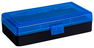 Berry's 38861 #408 Ammo Box .40 S&W/.45 ACP 50-Round Blue Lid/Black Bottom