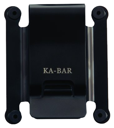 Ka-Bar 1480CLIP Reversible Belt Clip for TDI/Hinderer/Becker Knives - Black Metal