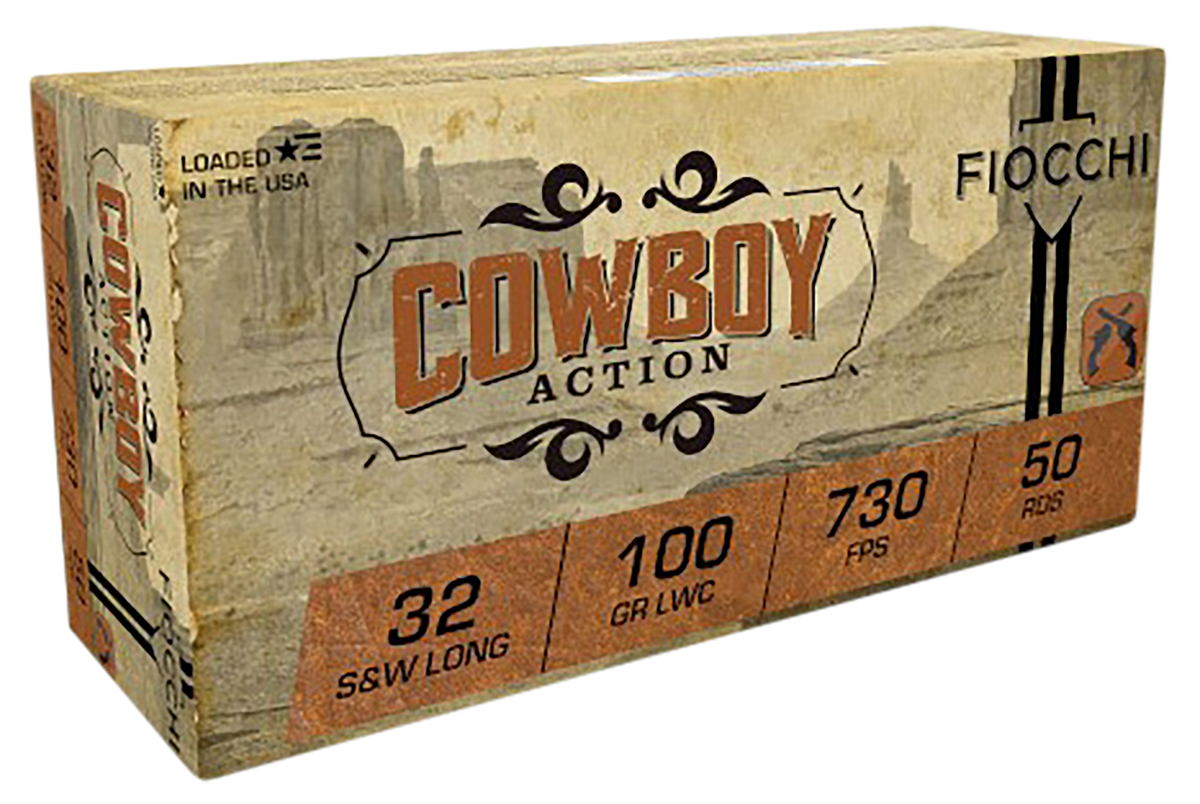 Fiocchi Cowboy Action 32 S&W Long 100gr Lead Wadcutter 50 Bx/20 Cs - Box or Case