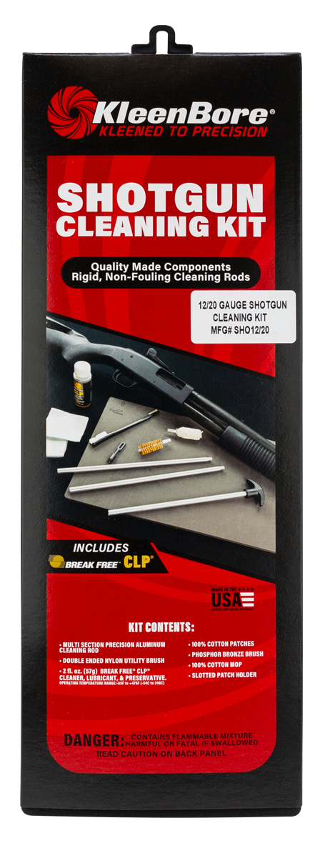 Kleen-Bore SHO1220 Classic Cleaning Kit 12/20 Gauge Shotgun